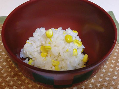 とうもろこしご飯