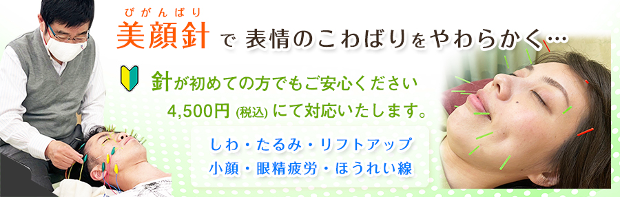 美顔鍼・美容針を安い料金で